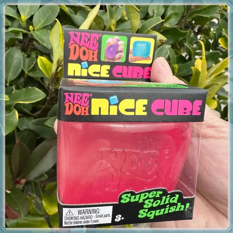 Nice Cube Sensory Stress Relief Toy Anti-Anxiety Focus Fidget Cube Squeeze Desk Toy for Adults  Children