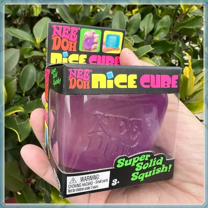 Nice Cube Sensory Stress Relief Toy Anti-Anxiety Focus Fidget Cube Squeeze Desk Toy for Adults  Children